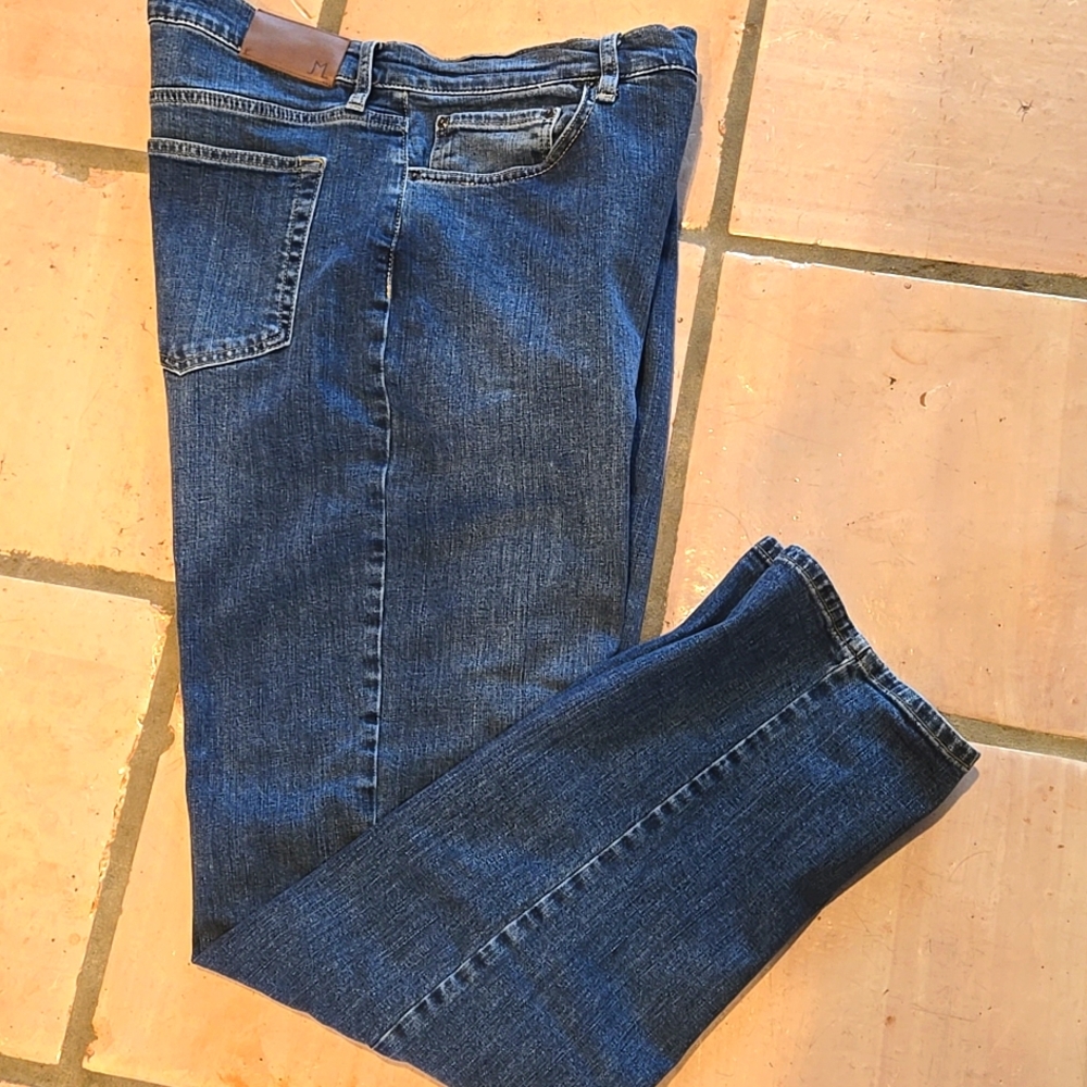 J. McLaughlin ▪︎ Men's Denim Straight Leg Jeans, Medium Wash, EUC